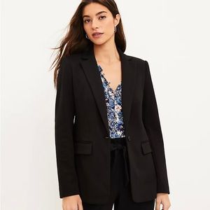 LOFT Knit Long Modern Blazer, Sz 6